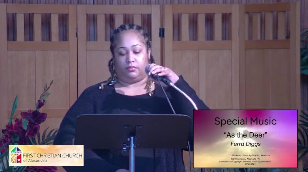 Ferra - As The Deer | Professional Funeral Singer in Virginia